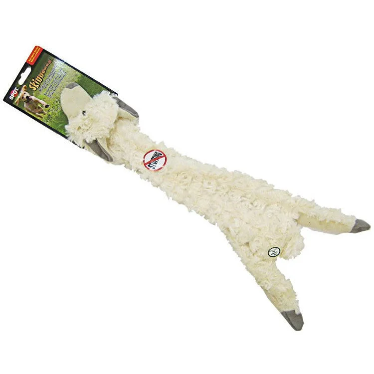 - Environmentally friendly pet toy recommendationsWhite Wooly Sheep Skinneeez No Stuffing Dog Toy