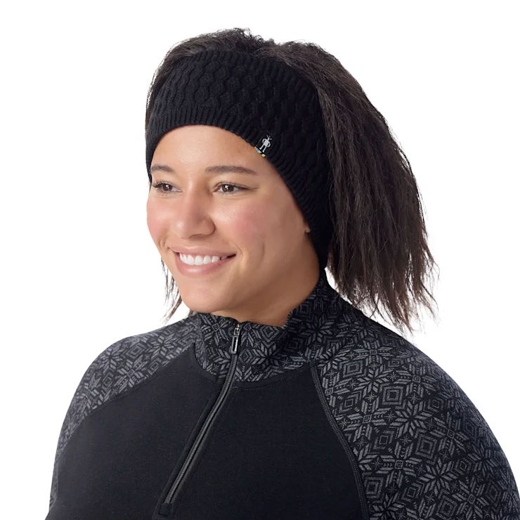 ---Fleece Lined Headband - Black