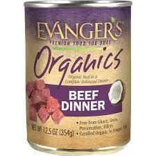 - Elderly dog ​​joint care mattressEvanger's Organics Beef Dinner for Dogs 12.5 oz