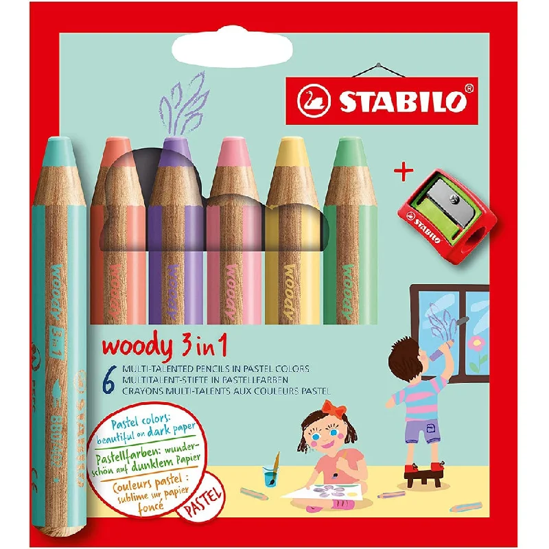 - Natural latex pet mattressStabilo 3 in 1  pastel crayon pencils with sharpener - 6 pack