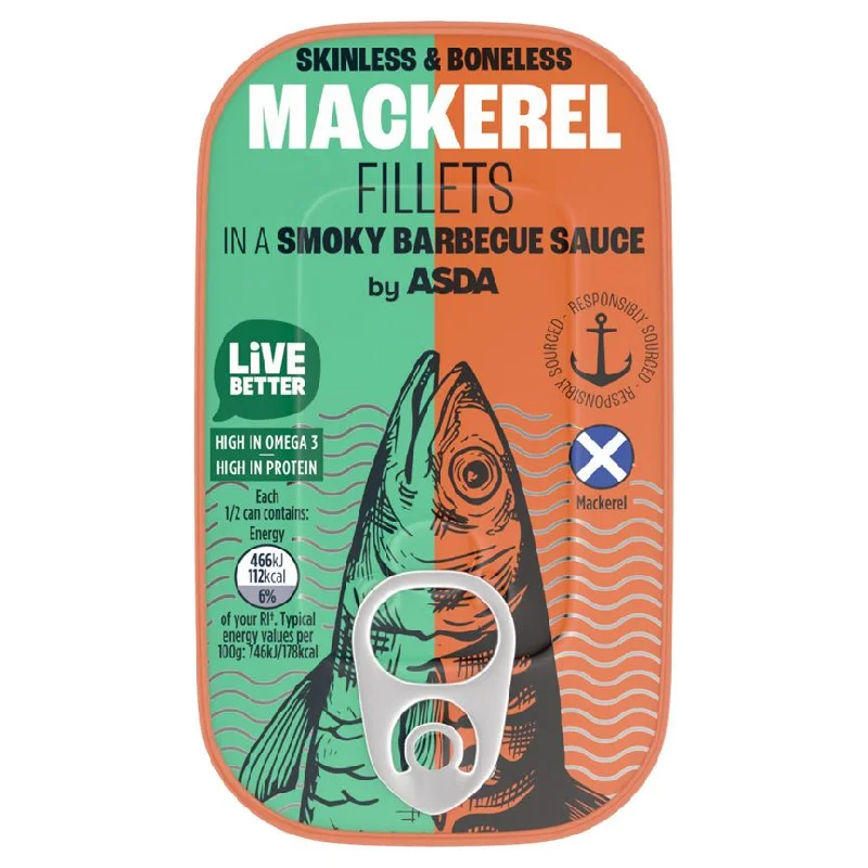 - Degradable pet feces bagASDA Mackerel Fillets in a Smoky Barbecue Sauce 125g