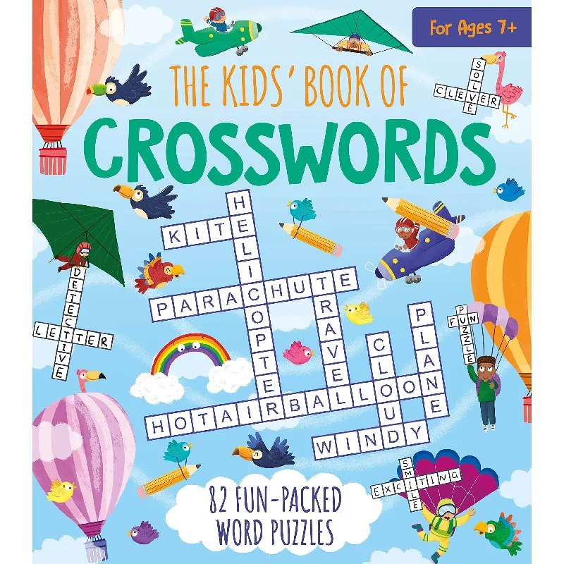 - Postoperative pet anti-licking Elizabethan collarthe kids' book of crosswords: 82 fun-packed word puzzles