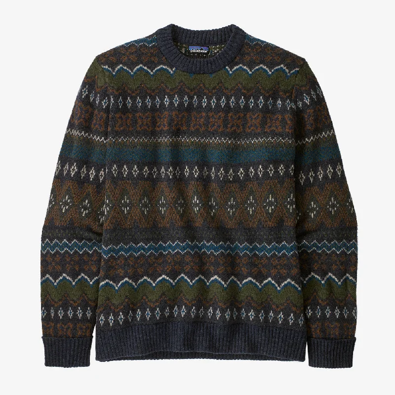 - Air box TSA certified check-inMen's Recycled Wool-Blend Sweater - Helmsman: Smolder Blue