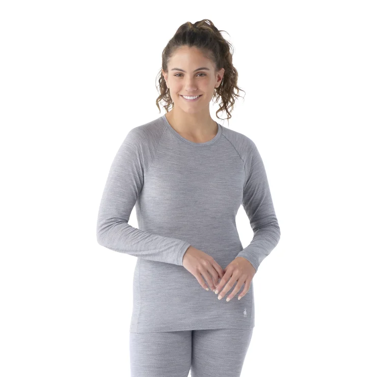 - Natural latex pet mattressWomen's Classic All-Season Merino Base Layer Long Sleeve Crew - Light Gray Heather