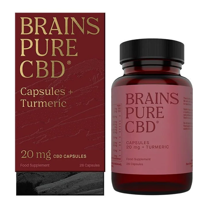 - ​​Christmas pet Christmas clothingBrains Pure CBD + Turmeric 28 Capsules