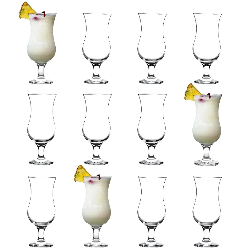 - Natural latex pet mattress460ml Fiesta Pina Colada Glasses - Pack of 12  - By LAV