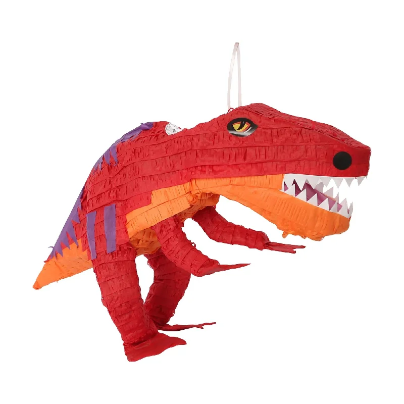 - ​​Christmas pet Christmas clothingLarge T-Rex Pinata & Blindfold Set - Red - By Fax Potato