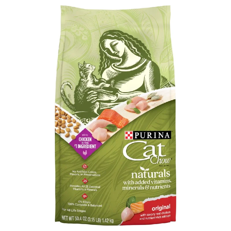    - Cat food for dental health  Pet grooming and cleaning products:6. **Pet mattress is waterproof and washable**- Recommended affordable pet toys   - Cat food for dental health  Purina Cat Chow Naturals Original Chicken & Salmon Dry Cat Food