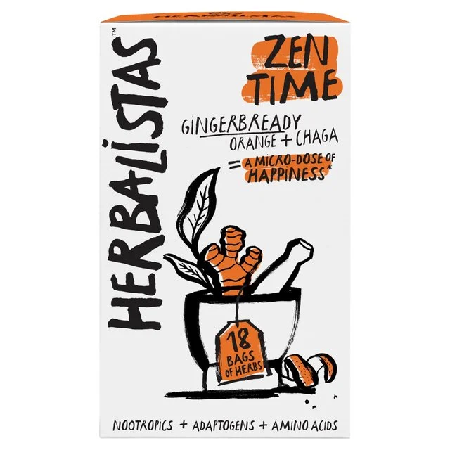 - Dog anti-slip matHerbalistas Zen Time Herbal Tea with Gingerbread Orange & Chaga   18 per pack