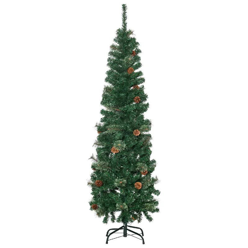 - Cat stress soothing spray5.5 Foot Tall Pencil Slim Artificial Christmas Tree with Realistic Branches