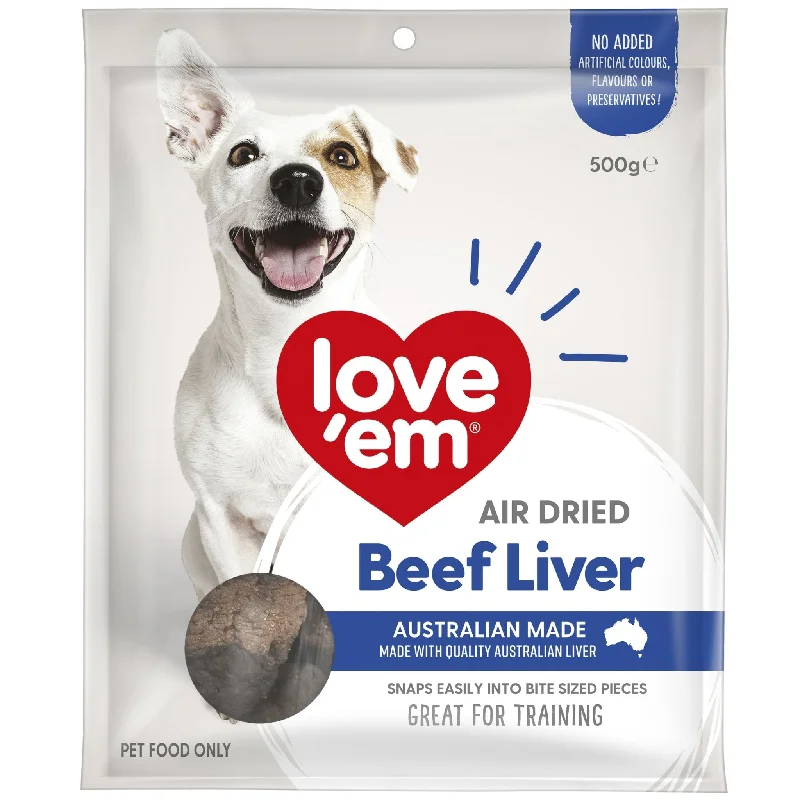 - Tear stain dog foodlove'em Air Dried Beef Liver Dog Treats 500g