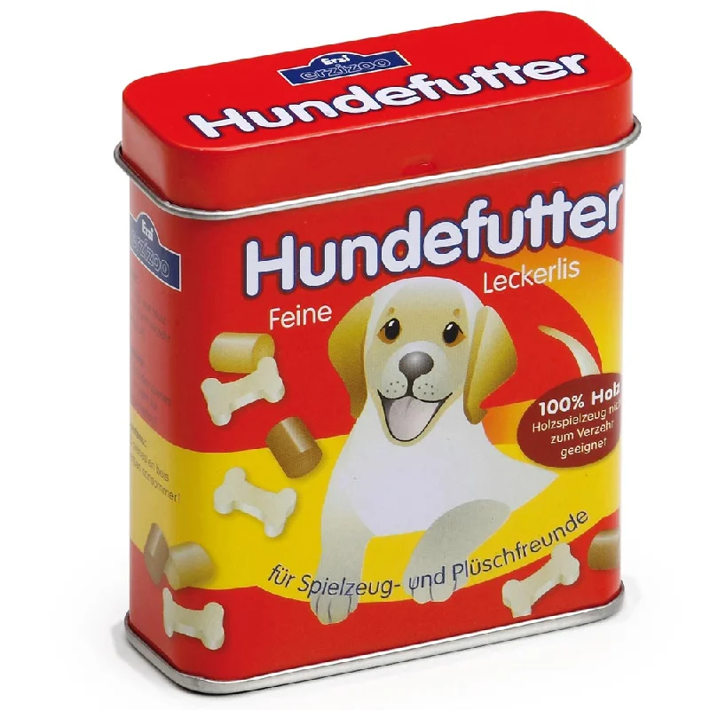  -Chicken-flavored dog foodErzi Dog Food Tin Wooden Play Food