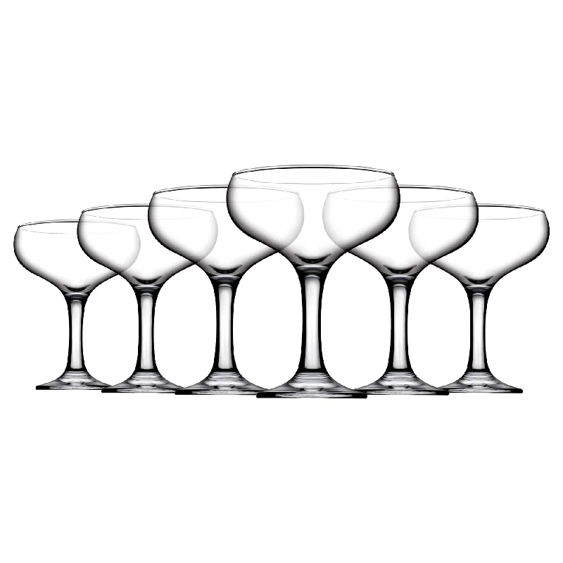 - ​​Pet toys under 10 yuan280ml Bistro Glass Champagne Saucers - Pack of Six - By Pasabahce