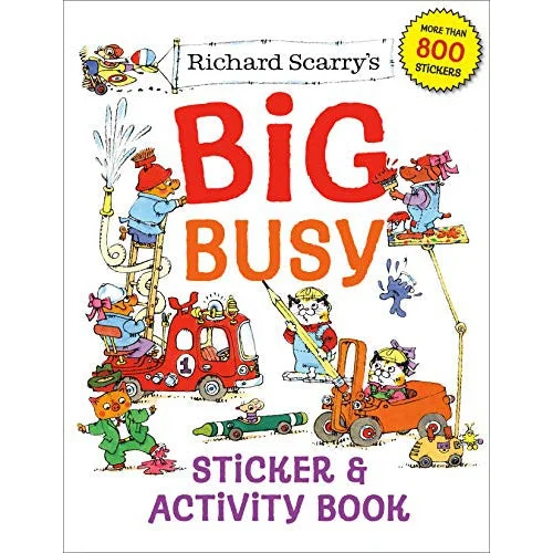 - Remote interactive pet feederRichard Scarry's big busy sticker & activity book