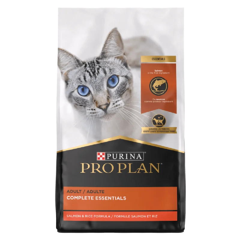    - Chicken flavor cat food  Pet care1. **Pet collar with custom engraving**- Travel pet toy recommendations   - Chicken flavor cat food  Purina Pro Plan Complete Essentials Adult Salmon & Rice Dry Cat Food