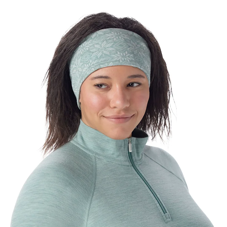 Pet ProductsThermal Merino Colorblock Headband - Arctic Green Digi Snow