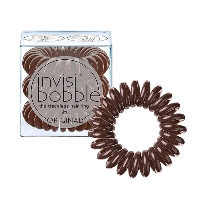 - Summer pet ice matinvisibobble Original Pretzel Brown Hair Ties   3 per pack