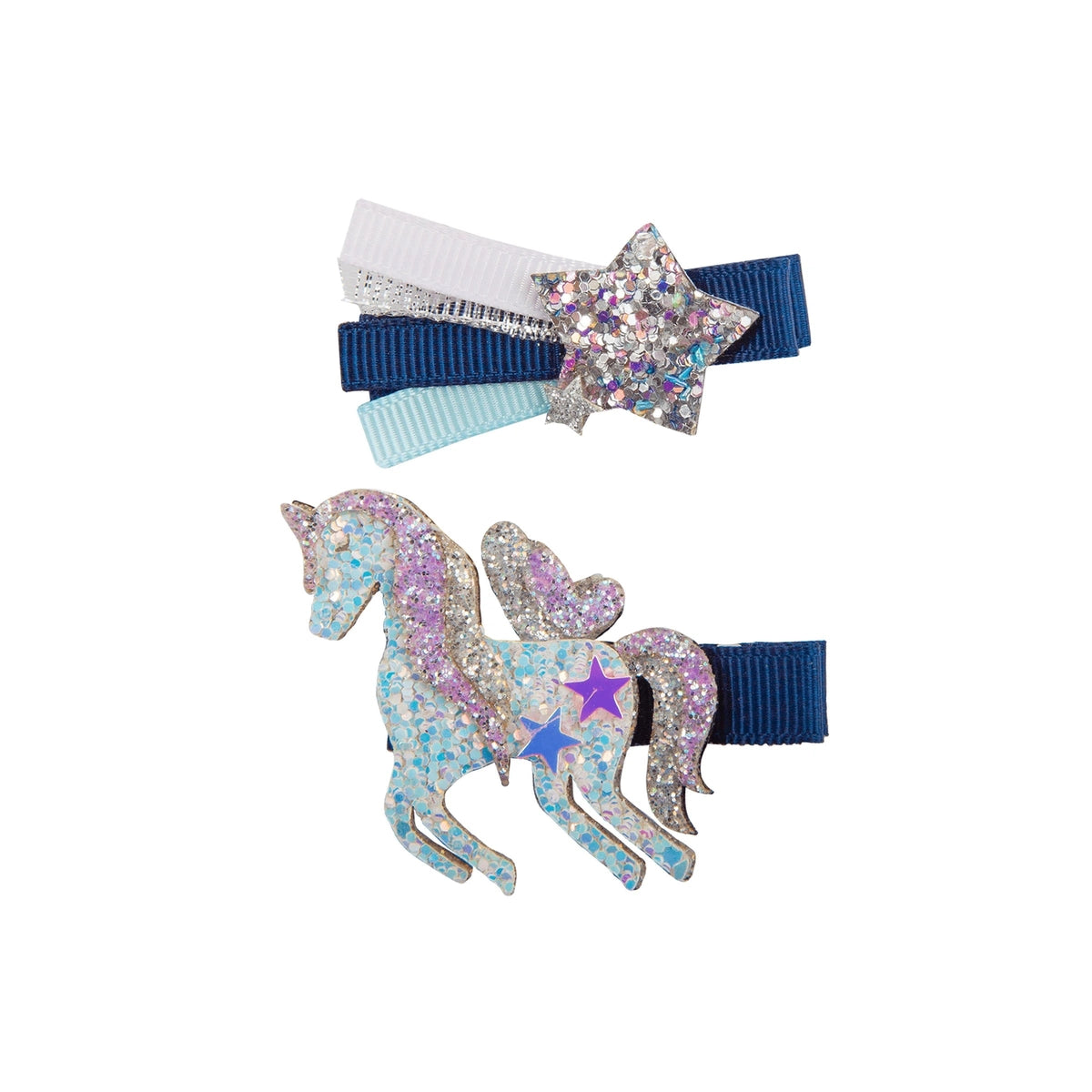 - Pet smart GPS locatorboutique navy unicorn/star hair clip - assorted