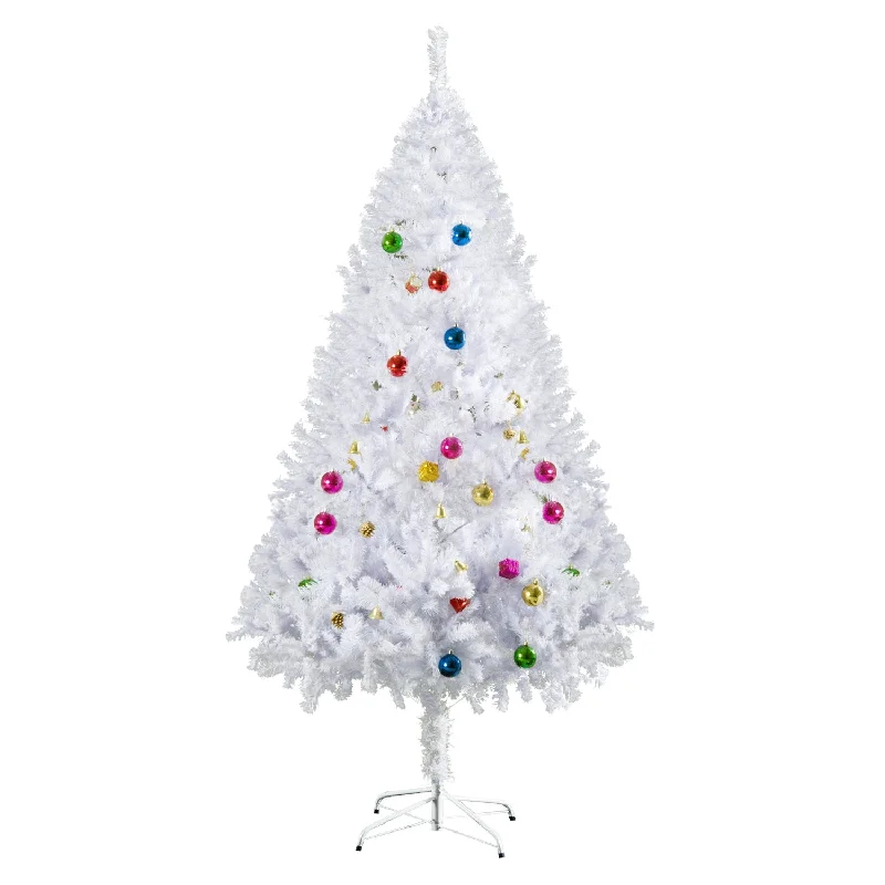 - Remote interactive pet feederHomcom 6 Foot Artificial Christmas Tree with Metal Stand Decorations Home Seasonal Elegant Faux White