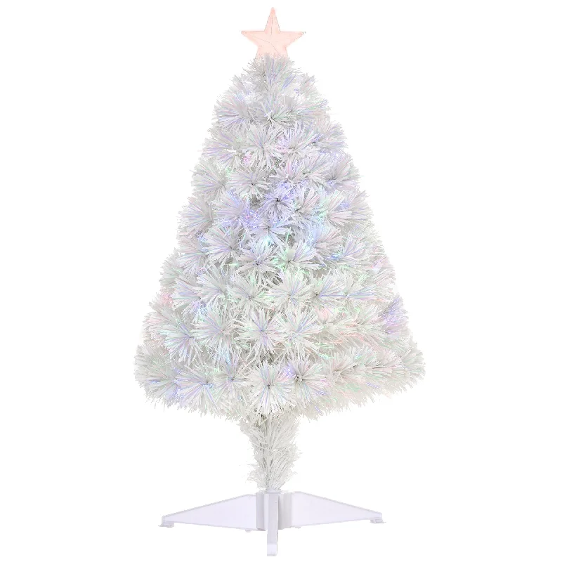 - ​​Christmas pet Christmas clothing2.5 Foot Prelit Artificial Tabletop Christmas Tree with Fibre Optics Holiday Home Xmas Decoration for Table and Desk