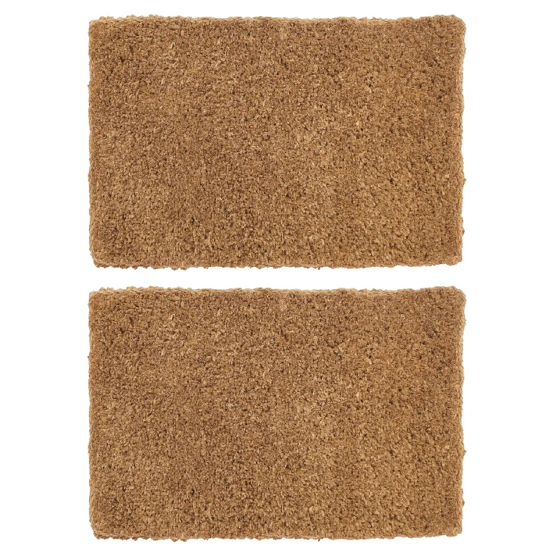 - Pet tear stain cleaning wipesPremium Handmade Coir Door Mats - Pack of Two - By Nicola Spring