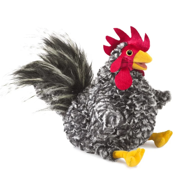 - Natural latex pet mattressFolkmanis Barred Rock Rooster Puppet