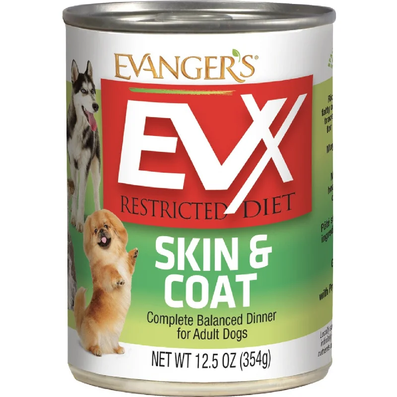 - Teething and chewing toys for puppiesEvangers EVX Restricted Diet Skin & Coat Dog 12.5 oz can