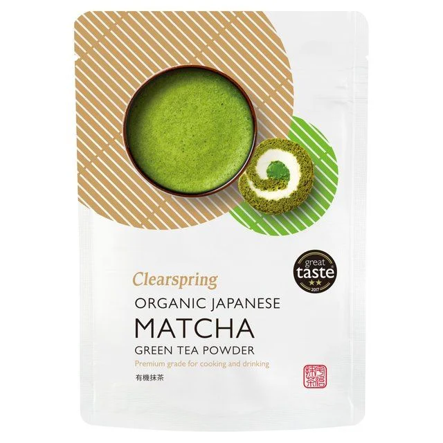 ---Clearspring Organic Japanese Premium Matcha Green Tea Powder   100g