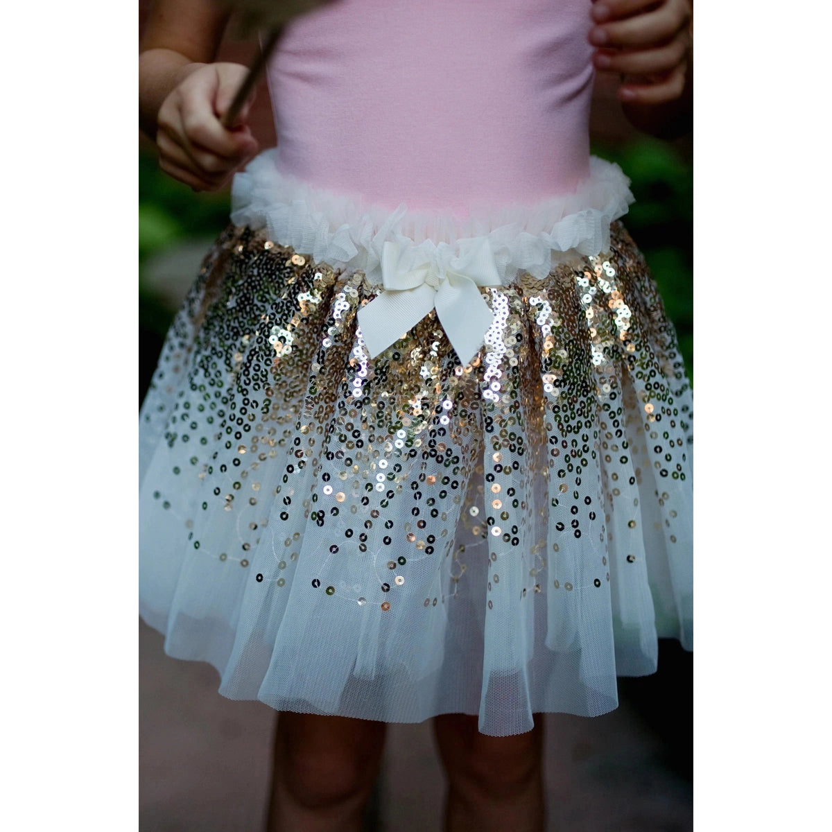 - Natural latex pet mattressgracious gold sequins skirt, wings & wand size 4-6