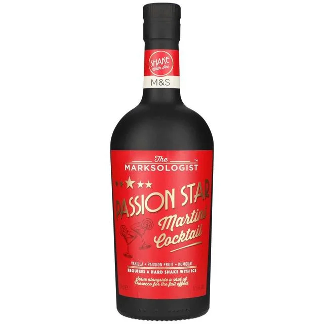 Pet ProductsM&S Marksologist Passion Star Martini Cocktail   500ml