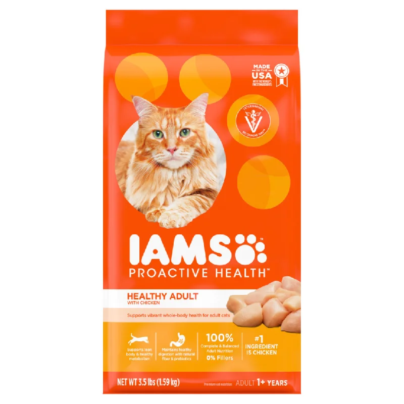 5. **Health and Nutrition**  Pet comb: used to comb pet hair,3. **Pet food bowl is anti-slip design**- Toys suitable for multi-pet families5. **Health and Nutrition**  IAMS Proactive Health Chicken Adult Dry Cat Food