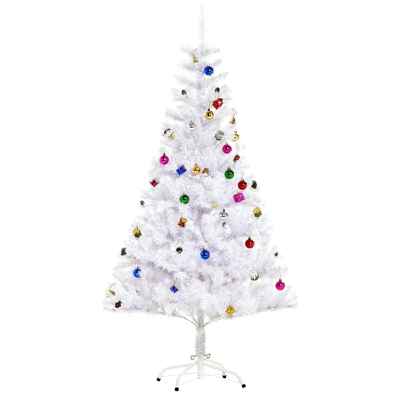 - Organic cotton dog bibsHomcom 5 Foot Artificial Christmas Tree with Metal Stand Decorations Home Seasonal Elegant Faux White