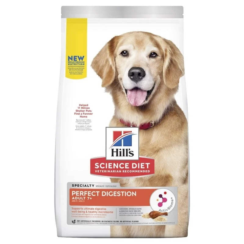 - Hypoallergenic dog foodHill's Science Diet Perfect Digestion Adult 7+ Dry Dog Food 5.44kg