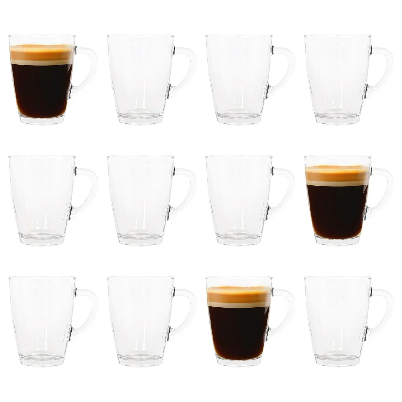 - Pet stroller can be taken on the plane350ml Vega Glass Coffee Cups - Pack of 12 - By LAV