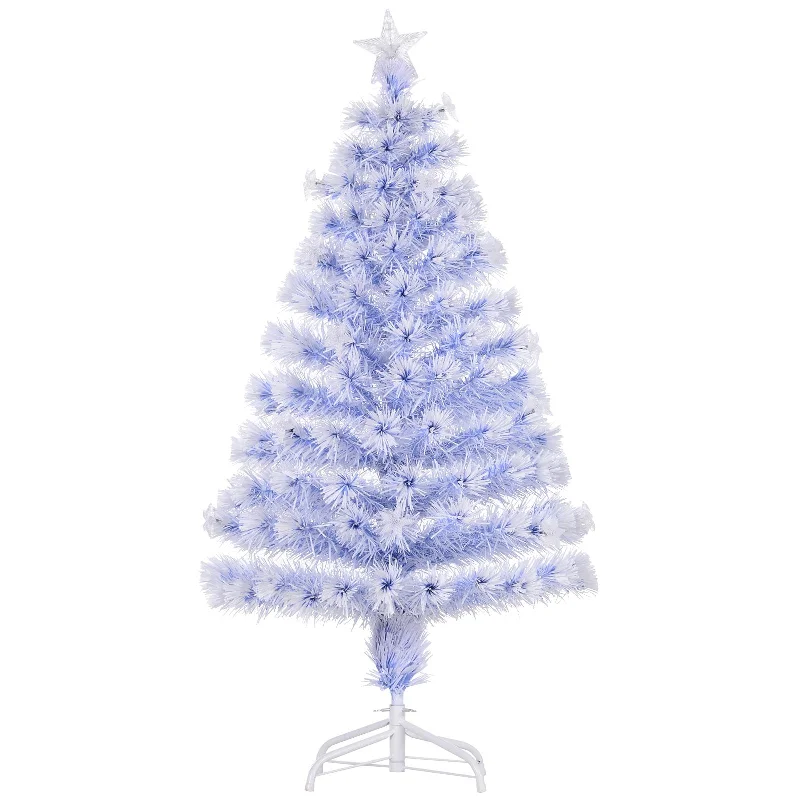 - Parrot climbing and standing wooden frameHomcom 4 Foot Artificial Fibre Optic Christmas Tree Seasonal Decoration with LED Lights Pre-Lit Easy Store White Blue