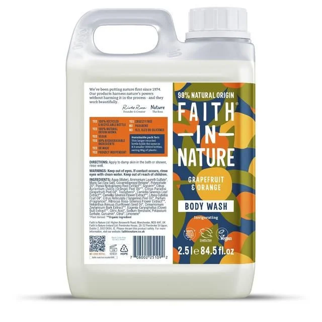 - Natural latex pet mattressFaith In Nature Grapefruit & Orange Body Wash   2.5L