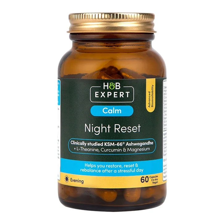 ---H&B Expert Calm Night Reset KSM Ashwagandha 60 Capsules