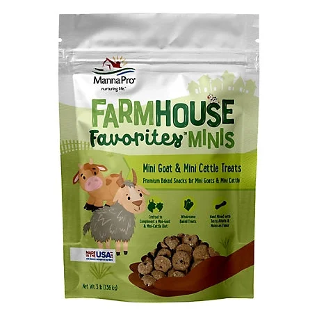 ---Manna Pro Mini Goat & Mini Cattle Treats, 3 lb