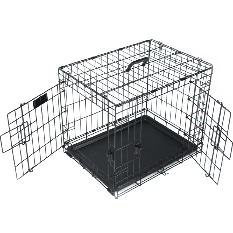 ### General pet accessoriesM Pets Voyager Wire Crate with 2 Doors for Dogs and Cats